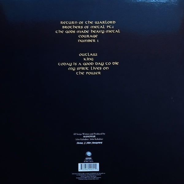 Manowar - Louder Than Hell - LP