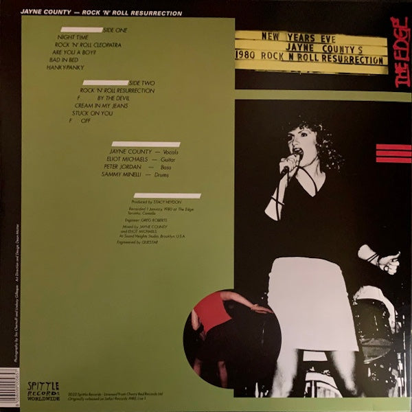 Jayne County - Rock 'N' Roll Resurrection - LP