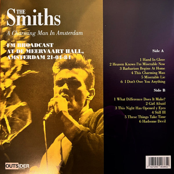 The Smiths - A Charming Man In Amsterdam - LP