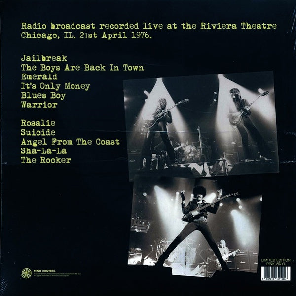 Thin Lizzy - Back In Chicago! (The Riviera Broadcast - April 21, 1976) - LP