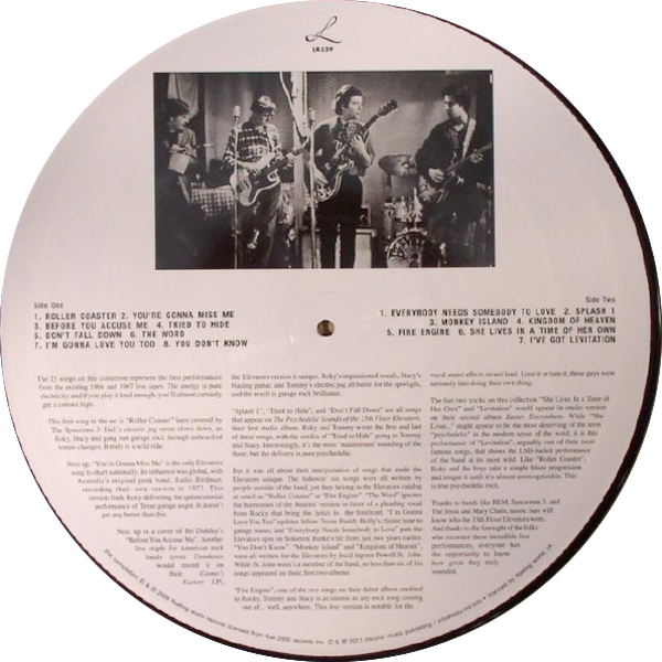 The The - 13th FLOOR ELEVATORS Rockius Of Levitatum - LP - Color