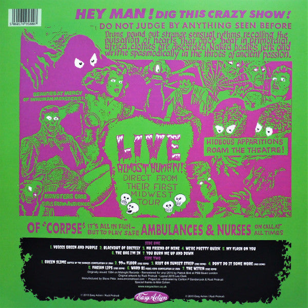 The Fuzztones - Leave Your Mind At Home - LP + 7" - Color