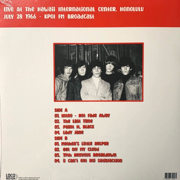 The Rolling Stones - The Honolulu Broadcast - LP