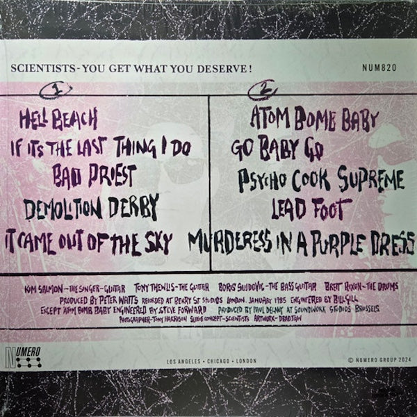 The Scientists - You Get What You Deserve! - LP