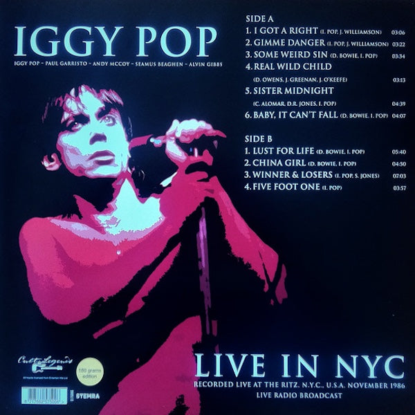 Iggy Pop - Live In NYC - LP