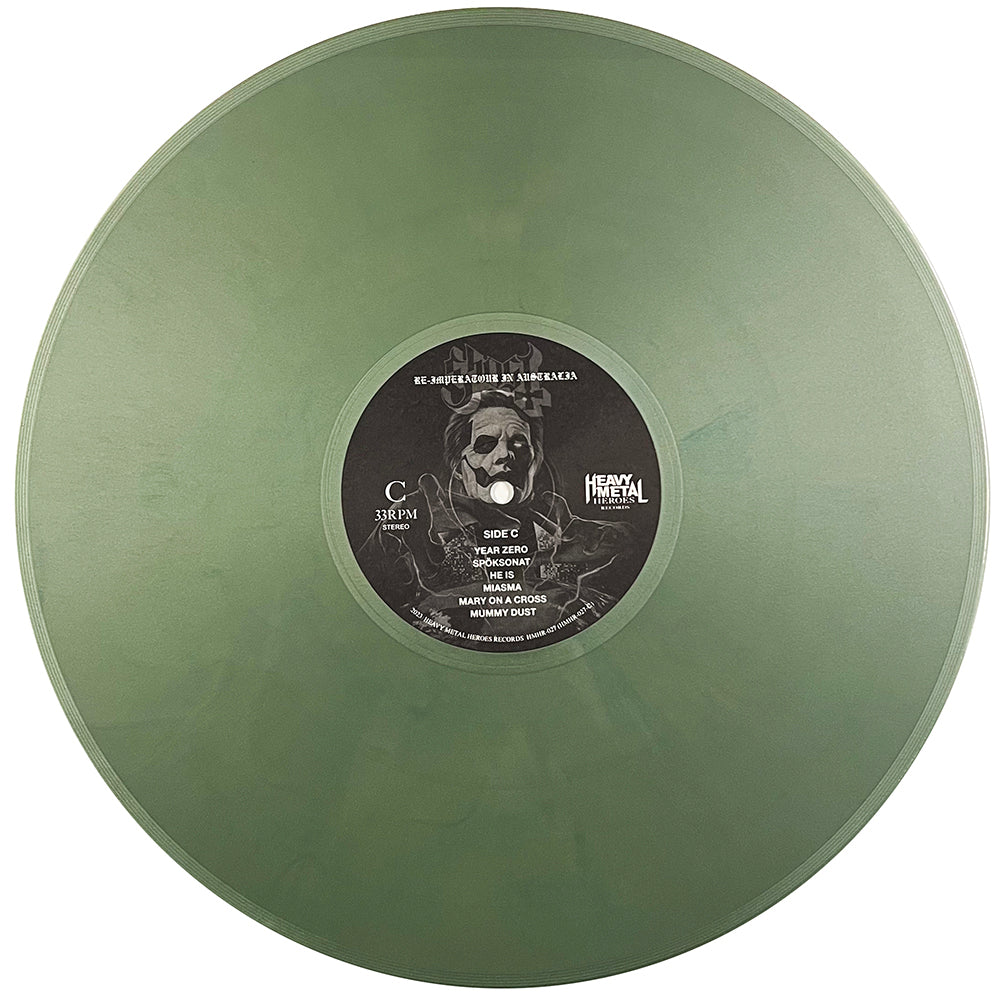 GHOST 2xLP Re-imperatour in Australia (Green Chrome Coloured Vinyls) + Poster