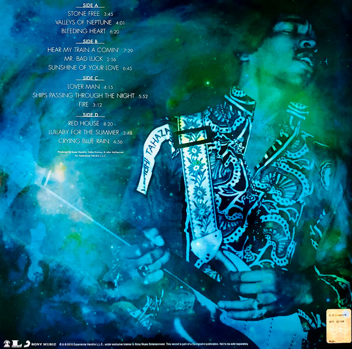 JIMI HENDRIX 2xLP Valleys Of Neptune (180 Gram Audiophile Vinyl)