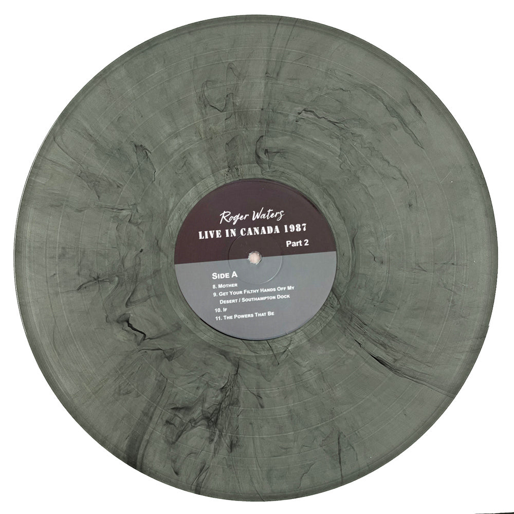 ROGER WATERS LP Live In Canada 1987 Part 2 (Clear Grey Marbled Coloured Vinyl)