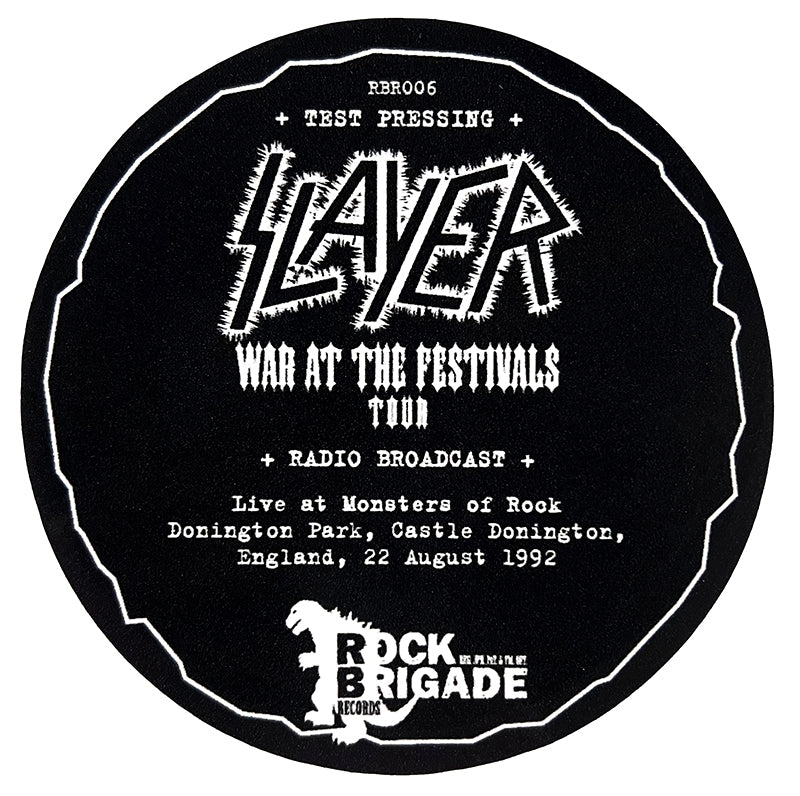 SLAYER LP War At The Festivals Tour (TEST PRESSING)
