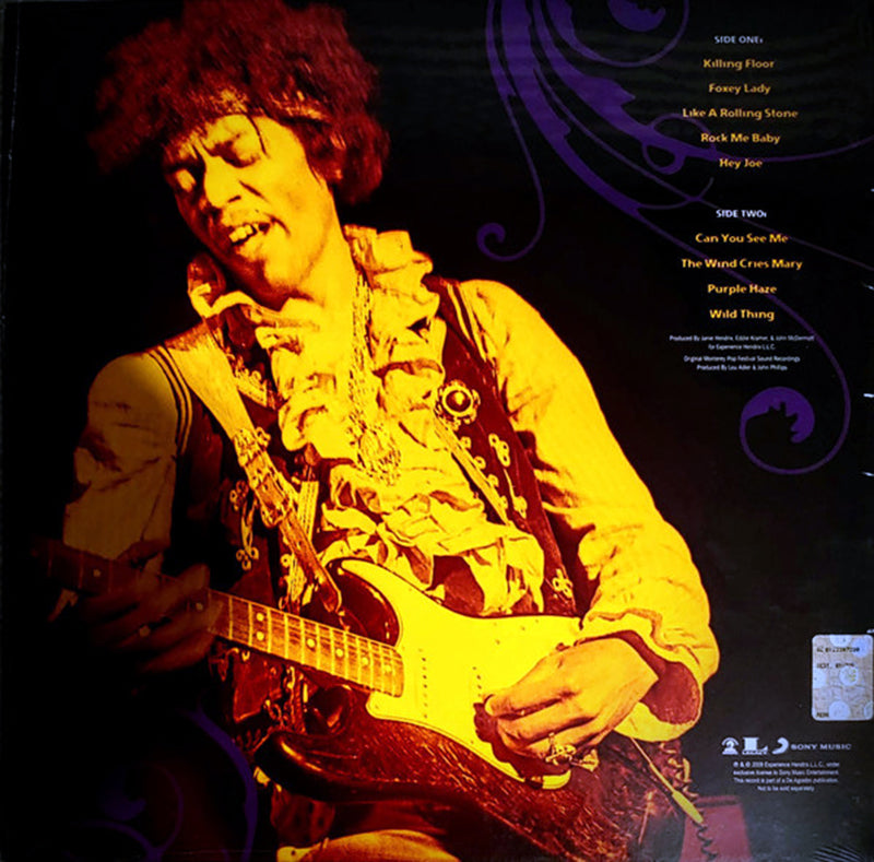 JIMI HENDRIX LP Live At Monterey (180 Gram Audiophile Vinyl)