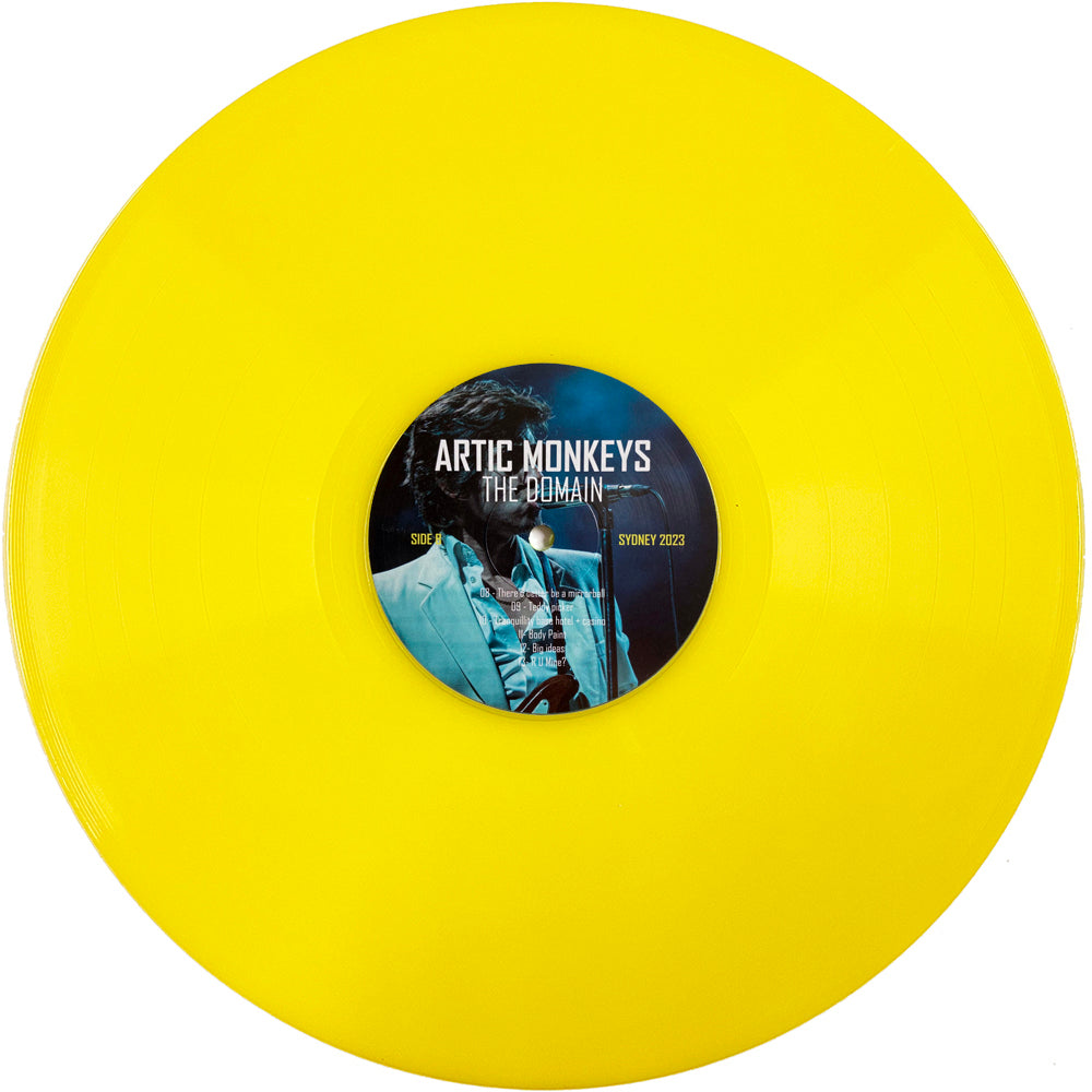 ARCTIC MONKEYS LP The Domain, Sydney 2023 (Yellow Coloured) 500 Numbered Copies