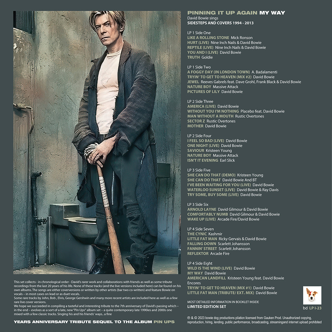 DAVID BOWIE 4xLP BOX SET My And My Friends' Ways (Coloured Vinyls)