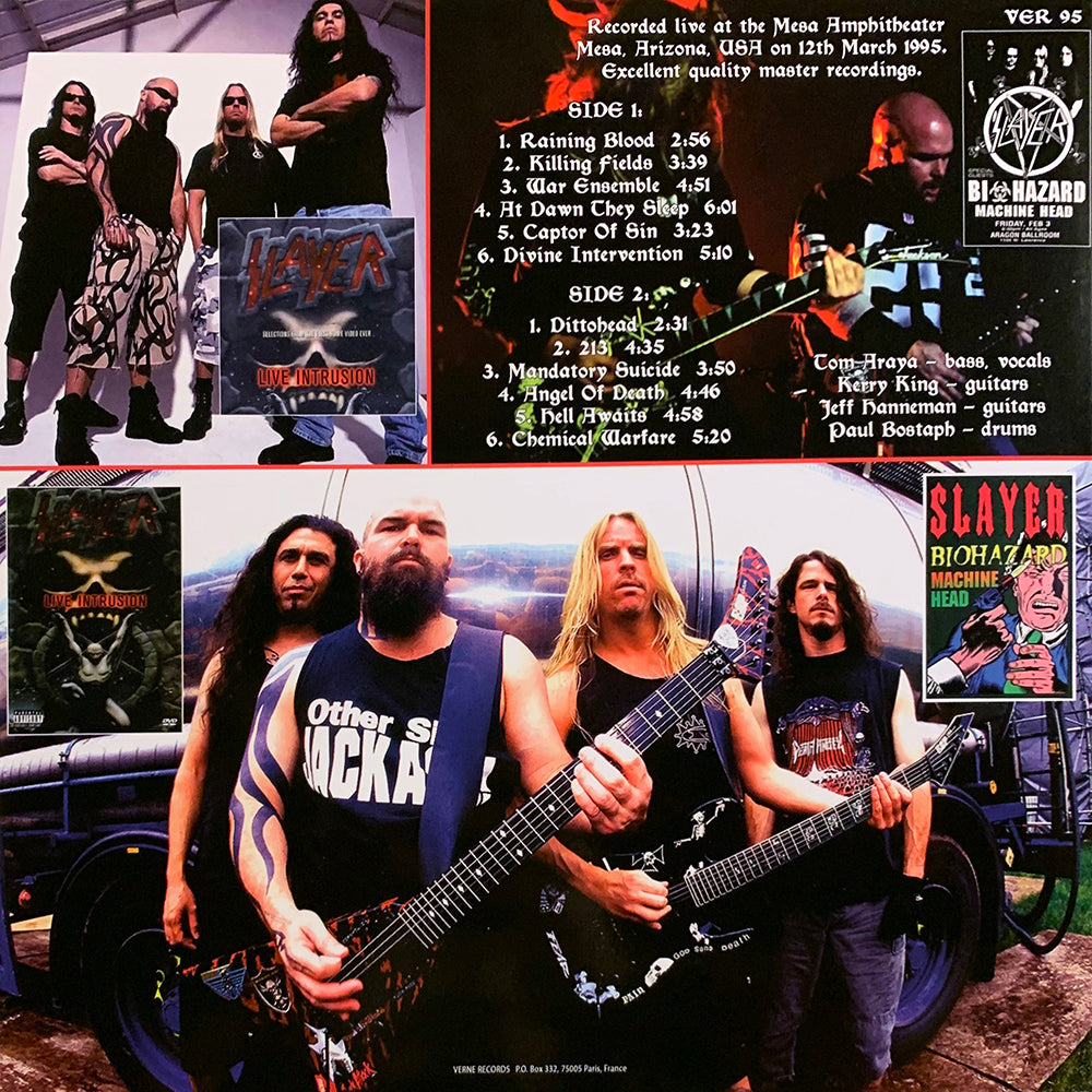 SLAYER LP Live Intrusion 1995