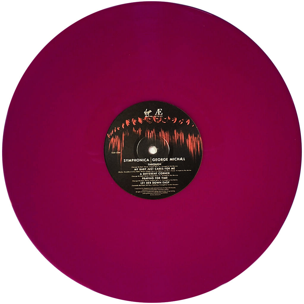 GEORGE MICHAEL 2xLP Symphonica (Purple Coloured Vinyls) Gatefold Cover