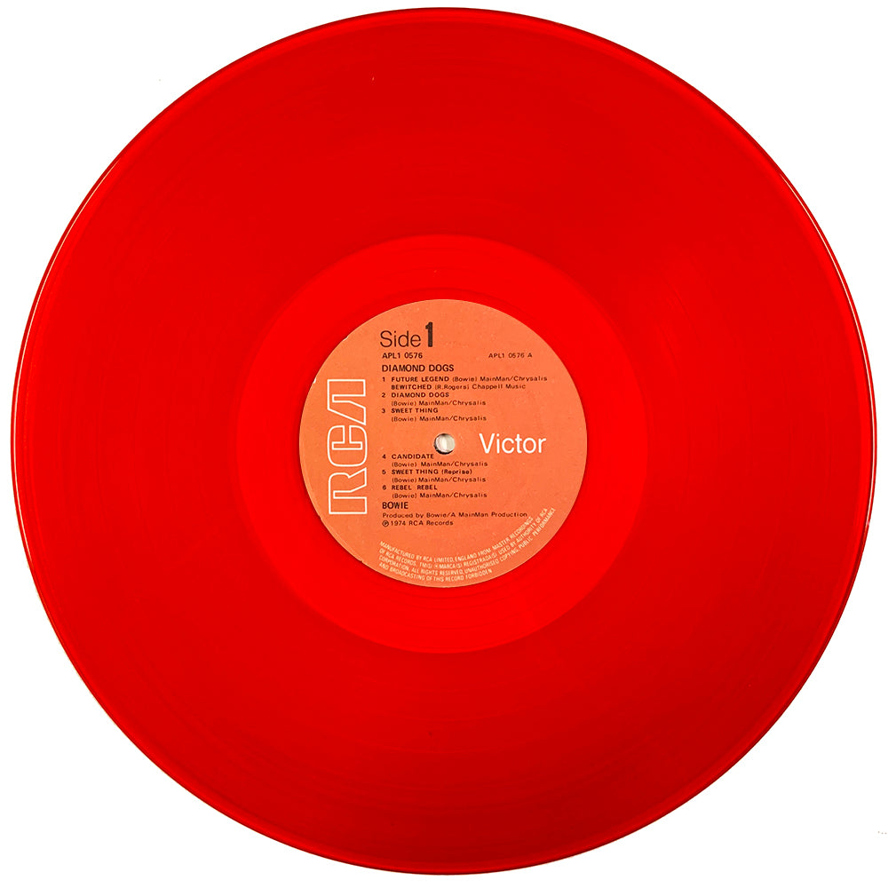 DAVID BOWIE LP Diamond Dogs (Translucid Red Coloured Vinyl Gatefold Cover)