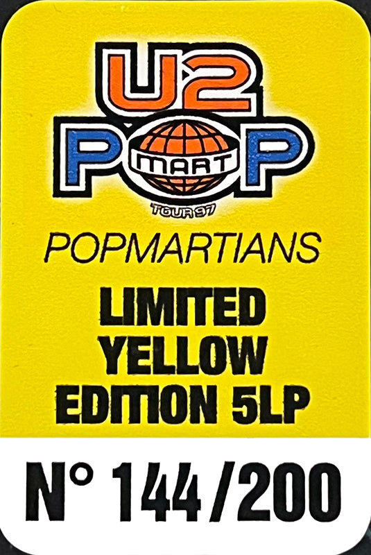 U2 BOX SET 5xLP Popmartians (Yellow Coloured Numbered 200 Copies)