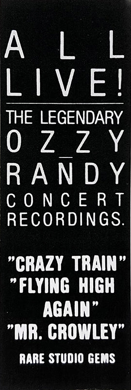 OZZY OSBOURNE 2xLP Randy Rhoads Tribute (Silver Coloured Vinyls)