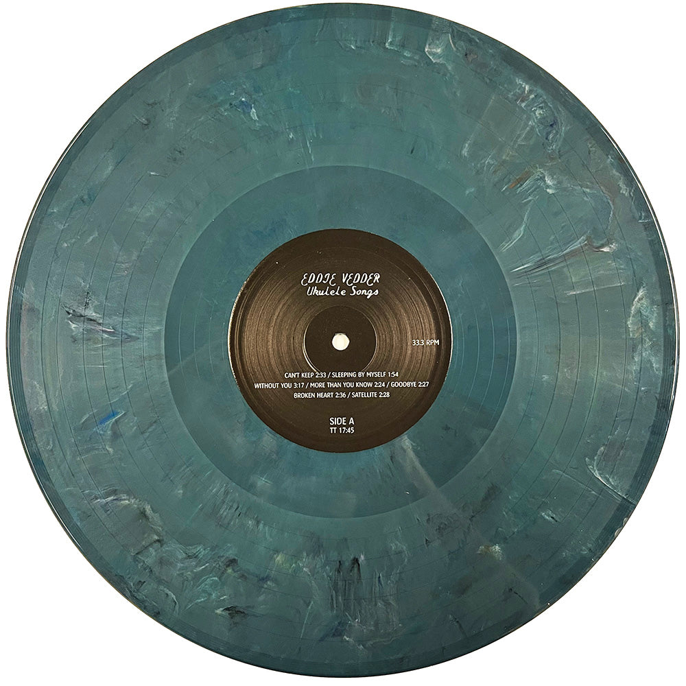 EDDIE VEDDER LP Ukulele Songs (Blue Marbled Coloured Vinyl) Gatefold Cover