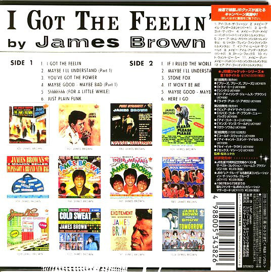 JAMES BROWN CD I Got The Feelin' (Japan Paper Sleeve Mini-Lp)