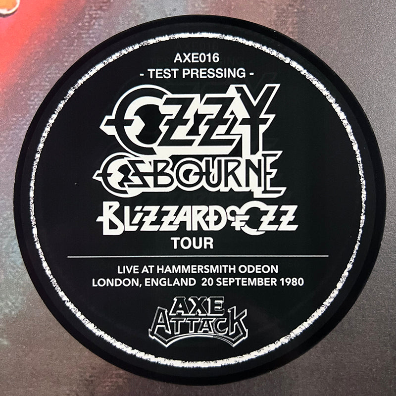 OZZY OSBOURNE 2xLP Blizzard Of Ozz Tour (TEST PRESSING)