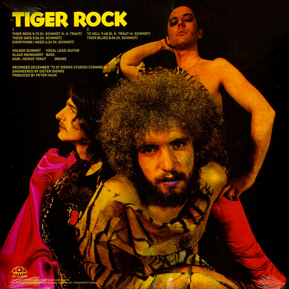 TIGER B. SMITH LP Tiger Rock (Hard Rock Germany) Red Coloured Vinyl