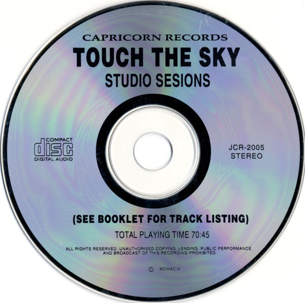 STEVIE RAY VAUGHAN CD Touch The Sky Studio Sessions