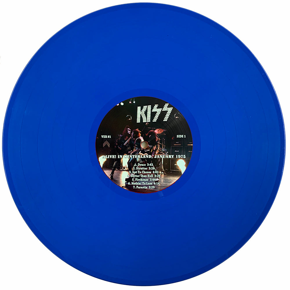 KISS LP Alive! In Winterland, January 1975 (Blue Coloured Vinyl)
