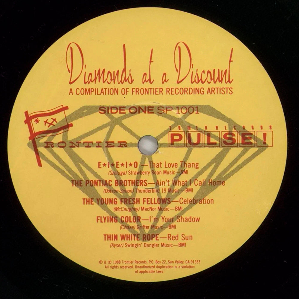 VARIOUS LP Diamonds At A Discount - A Compilation Of Frontier Recording Artists