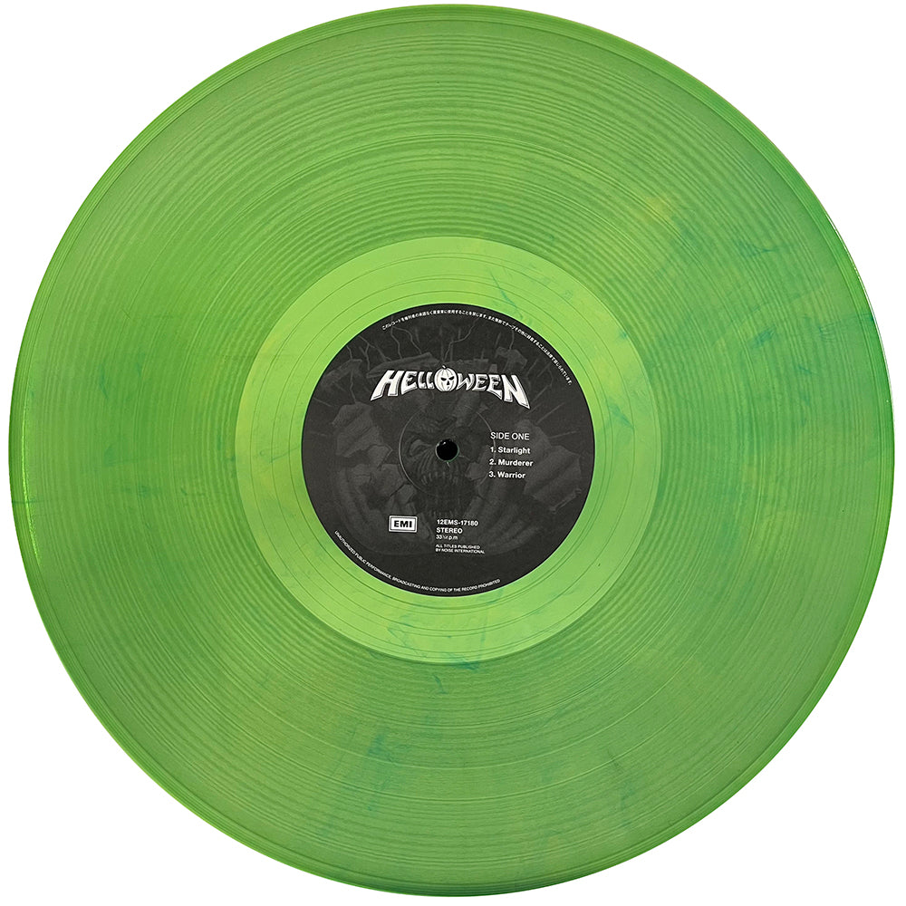 HELLOWEEN LP Helloween (Translucent Green) with OBI