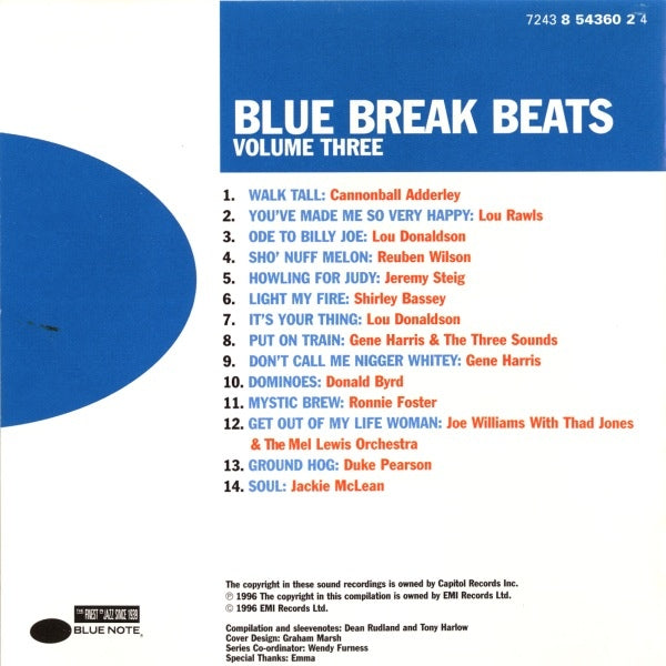 VARIOS CD Blue Break Beats Volume 3