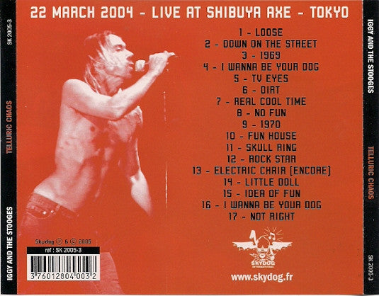 IGGY AND THE STOOGES CD Telluric Chaos