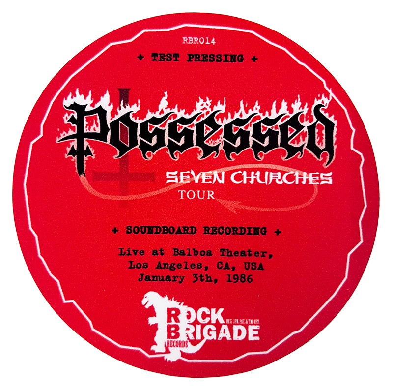 POSSESSED LP Seven Churches Tour (TEST PRESSING)