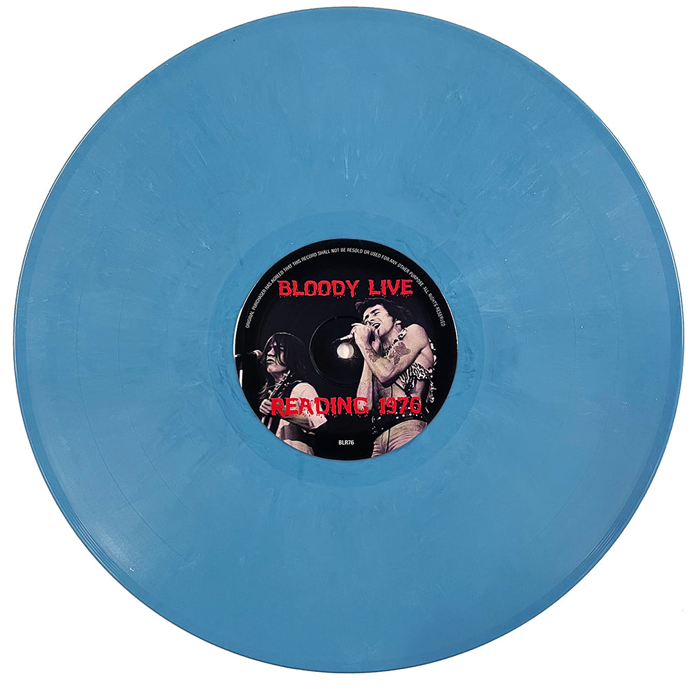 AC/DC LP Bloody Live - Reading '76 (Blue Opaque Coloured Vinyl)