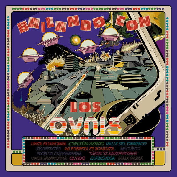 LOS OVNIS LP Bailando Con Los Ovnis (Yellow Coloured Vinyl)