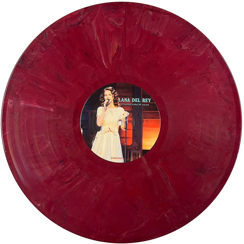 LANA DEL REY LP Stagecoach 2025 (Red Marbled Coloured Vinyl)