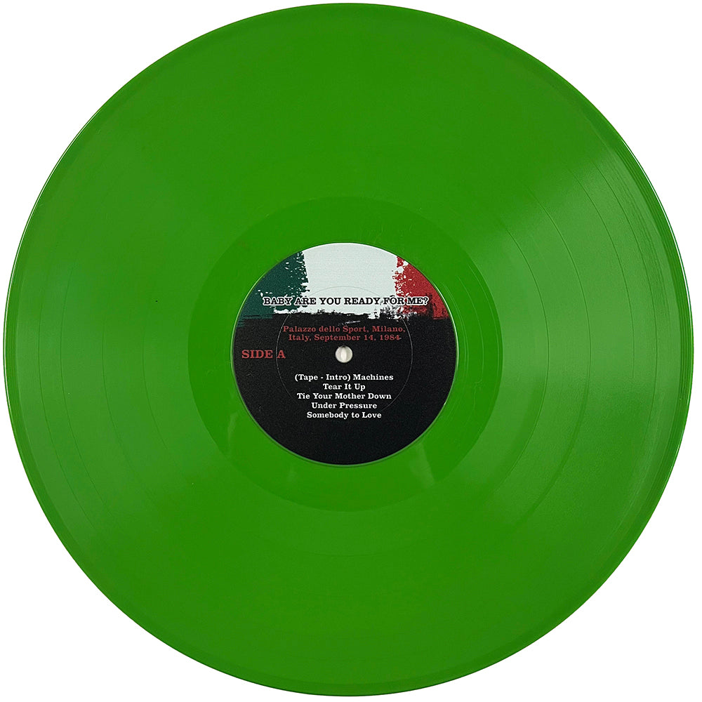 QUEEN 3xLP Baby Are You Ready For Me? The First Italian Night (Green Colour) 200 Numbered Copies