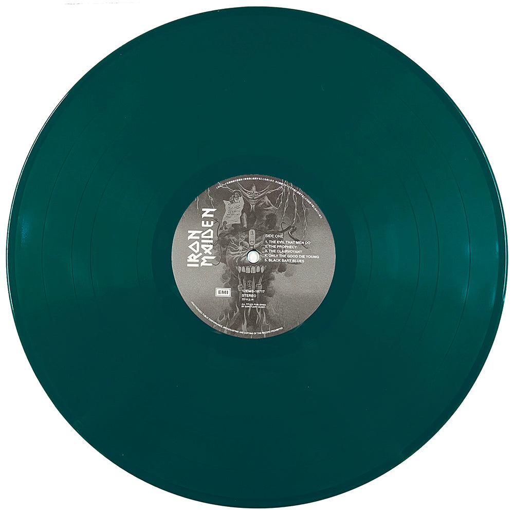 IRON MAIDEN LP The Evil That Men Do + Live Seattle 1988 (Green Colour) with OBI