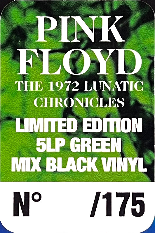 PINK FLOYD BOX SET 5xLP The 1972 Lunatic Chronicles (Green Mix Black) PROMO