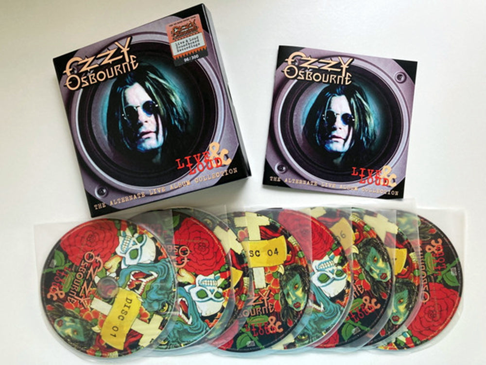 OZZY OSBOURNE BOX SET 8xCD Live & Loud - The Alternate Live Album Collection