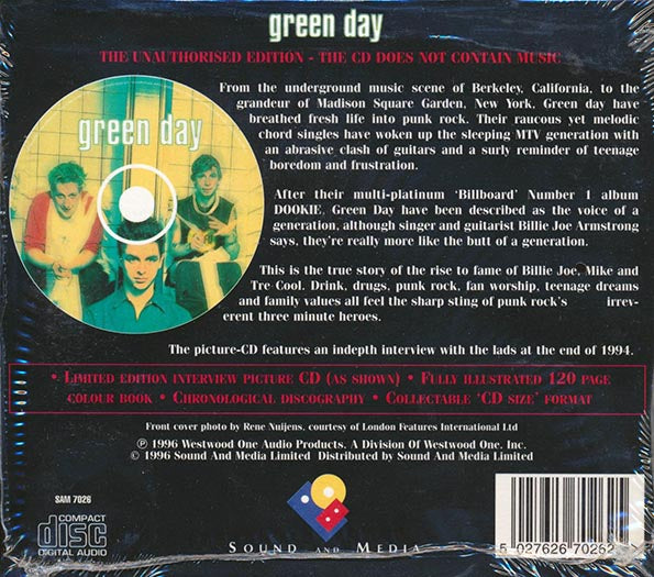 Green Day - Fully Illustrated Book And Interview Disc - CD