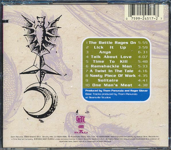 Deep Purple - The Battle Rages On - CD