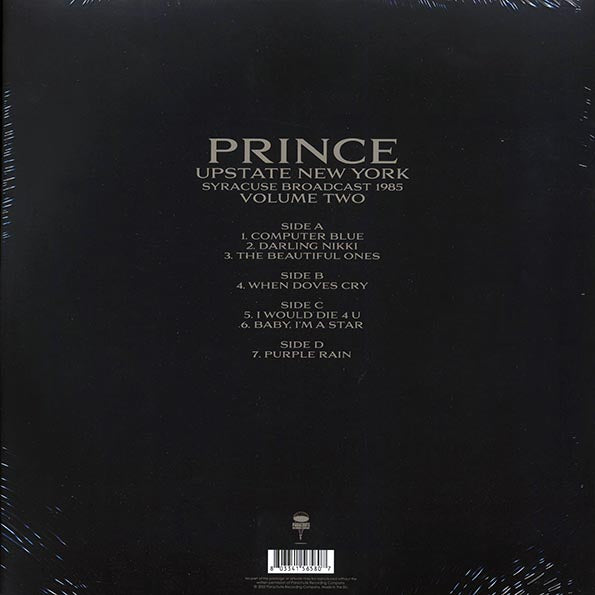 Prince - Upstate New York Volume 2: Syracuse Broadcast 1985 - 2xLP