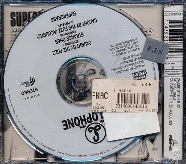 Supergrass - Caught By The Fuzza - CD