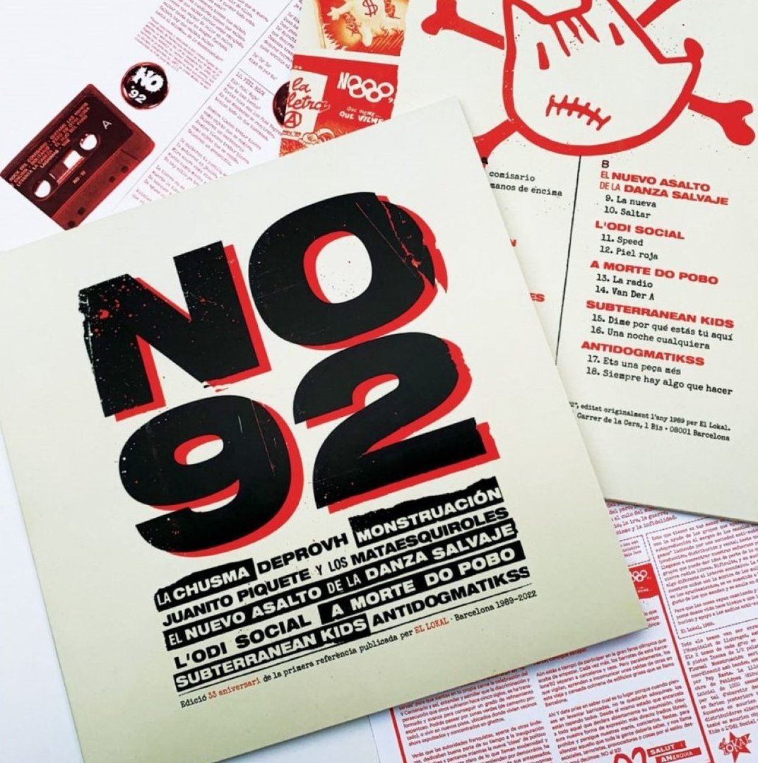 No 92 - Varios - La Chusma-monstruacion-subterranean Kids-antidogmatikss.... - LP