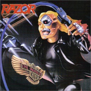 Razor - Evil Invaders - CD - CD Muy Buen Estado / Portada Muy Buen Estado (VG+/VG+)