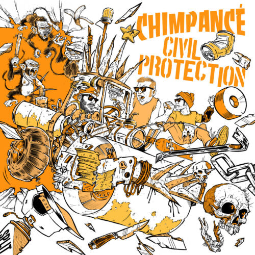 Chimpancé / Civil Protection - Chimpancé & Civil Protection Split - LP