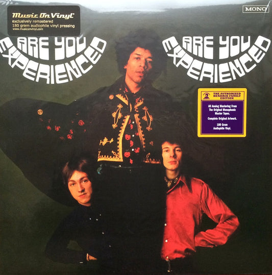 The Jimi Hendrix Experience – Are You Experienced - LP - 180 gr. 2013 - Music On Vinyl – MOVLP725, Experience Hendrix – MOVLP725, Legacy – MOVLP725
