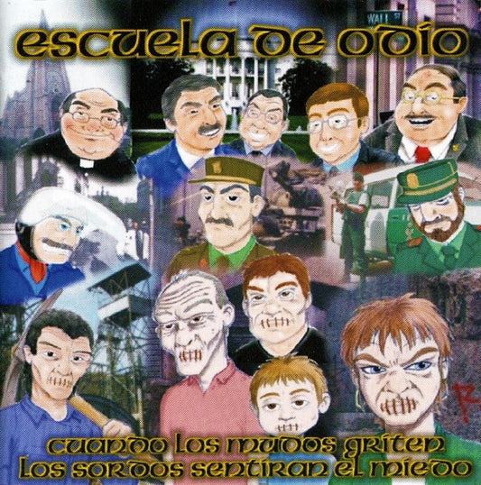 Escuela De Odio – Cuando Los Mudos Griten, Los Sordos Sentirán El Miedo - CD - 2000 - Santo Grial Records – SG 110 CD - CD Como Nuevo (M-) / Portada Como Nueva (M-)