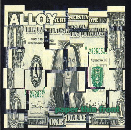 Alloy – Paper Thin Front - CD - 1994 - Bitzcore – 1690 - CD Muy Buen Estado (VG+) / Portada Como Nueva (M-)