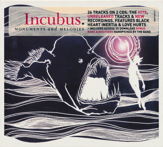 Incubus – Monuments And Melodies - 2xCD - Digipak - 2009 - Epic – 88697453172, Immortal Records – 88697453172, Sony Music – 88697453172